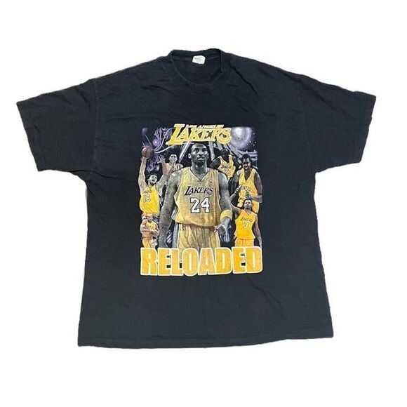 Y2K 2009 Los Angeles Lakers Reloaded Rap Tee Shirt